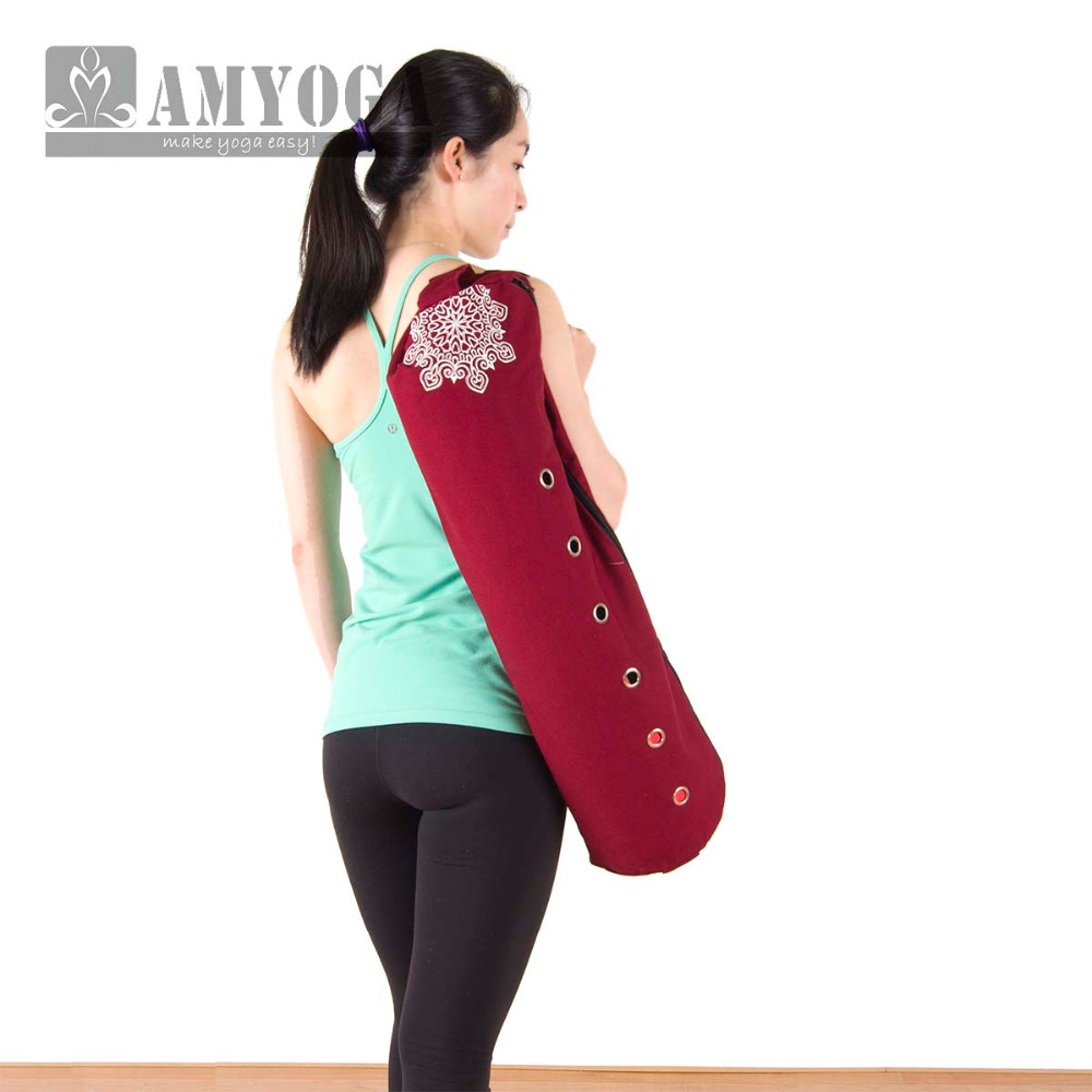Yoga Fitness & Nutrition Llp - Canvas Yoga Mat Bag Single Shoulder