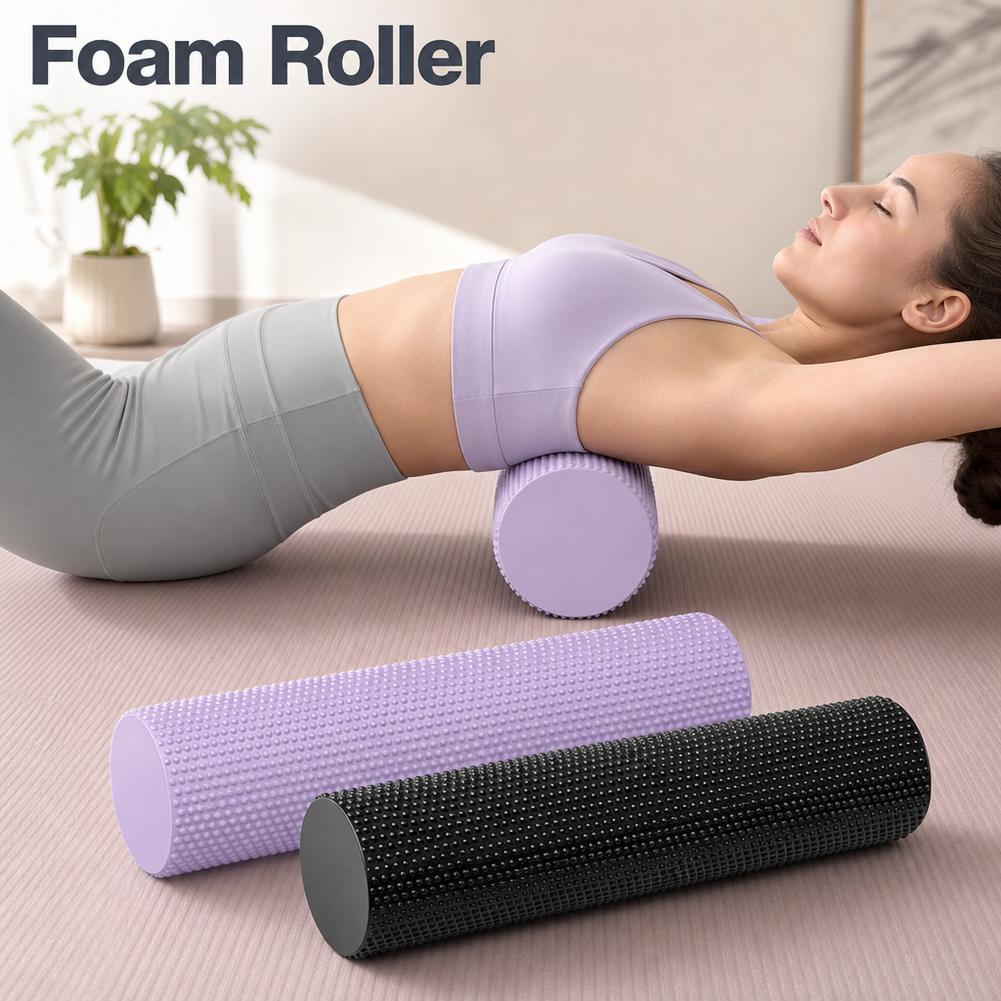 Yoga Fitness Wheel - EVA Yoga Foam Roller High Density