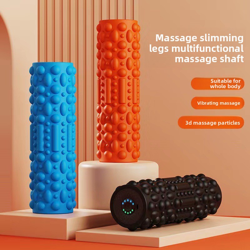 Yoga Fitness Wheel - Electric Foam Roller Muscle Relaxer Beautiful