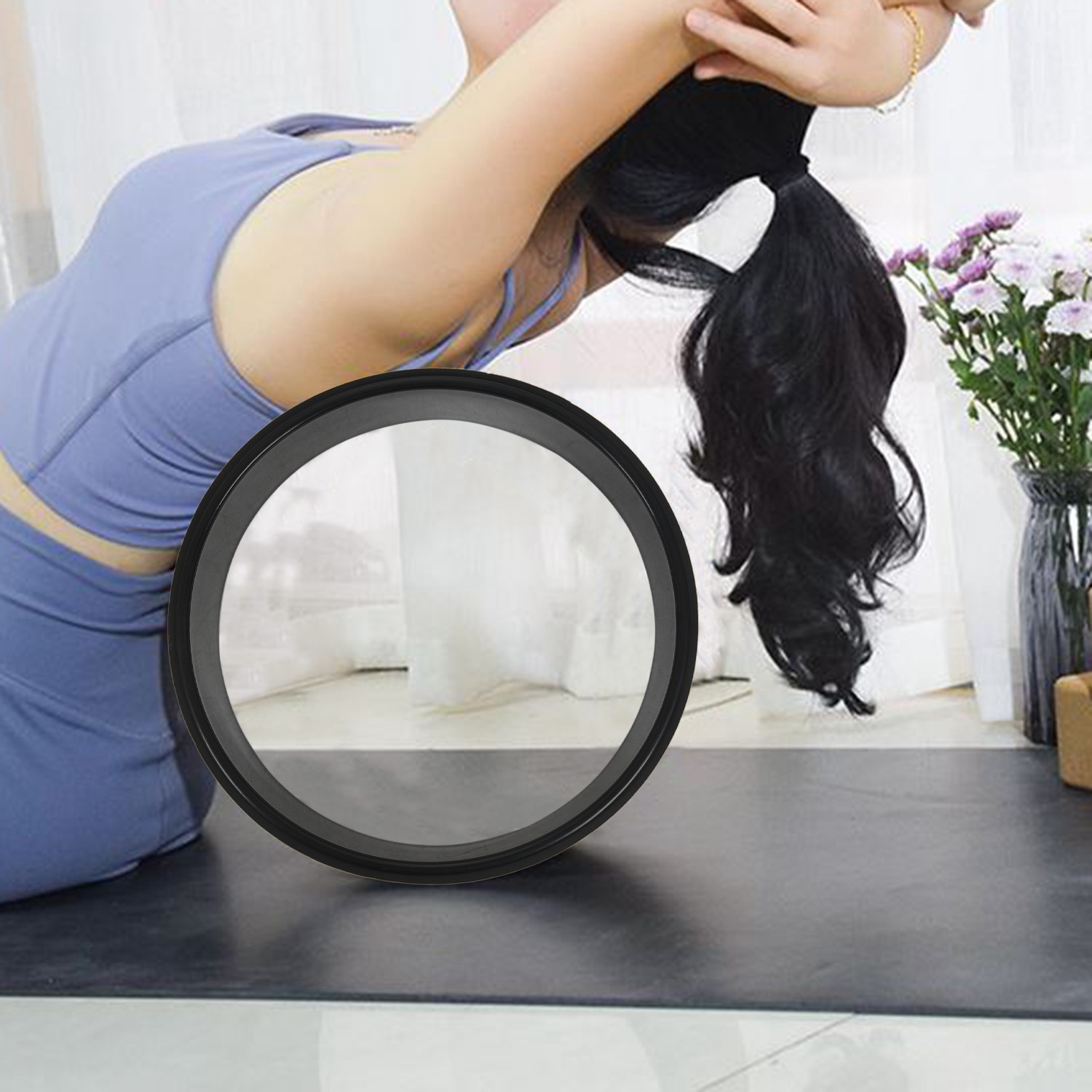 ABMV-Wood Yoga Wheel Pilates A - Yoga Fitness Wheel recension och pris
