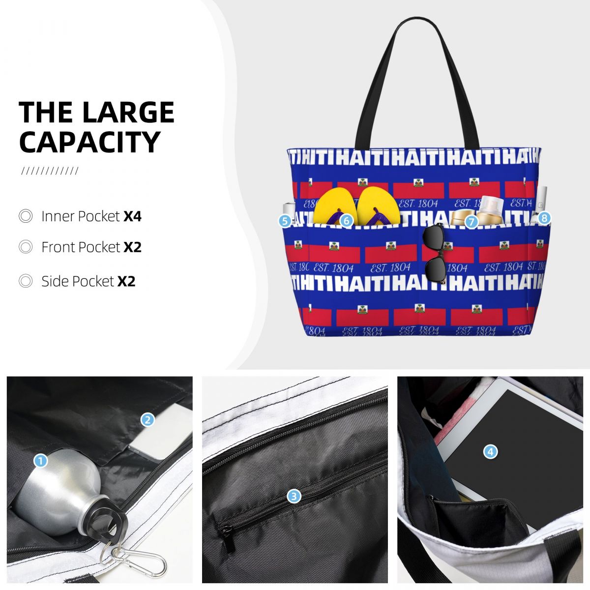 Haiti EST. 1804 Independence H - Yoga Fitness Merch recension och pris