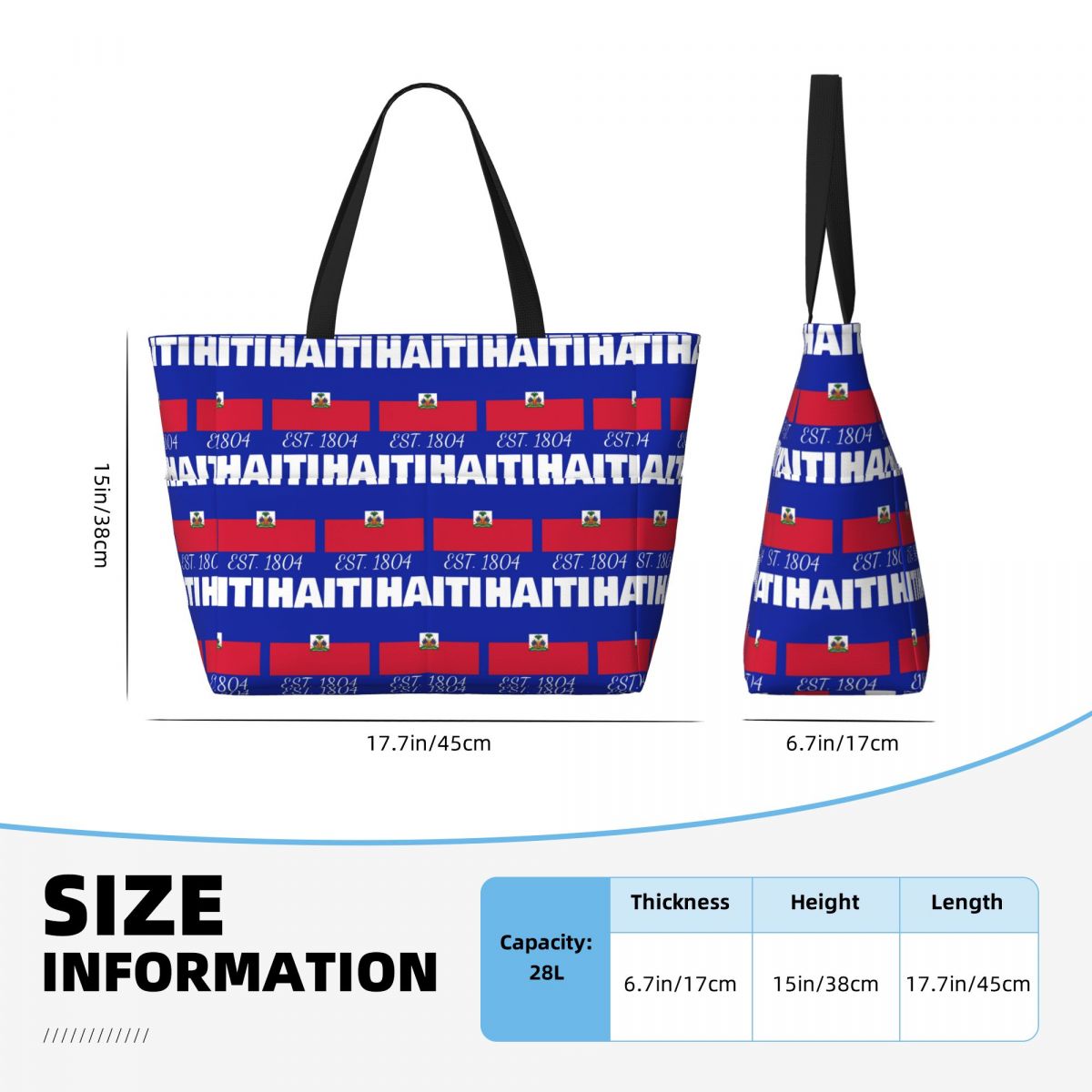 Haiti EST. 1804 Independence H - Yoga Fitness Merch recension och pris