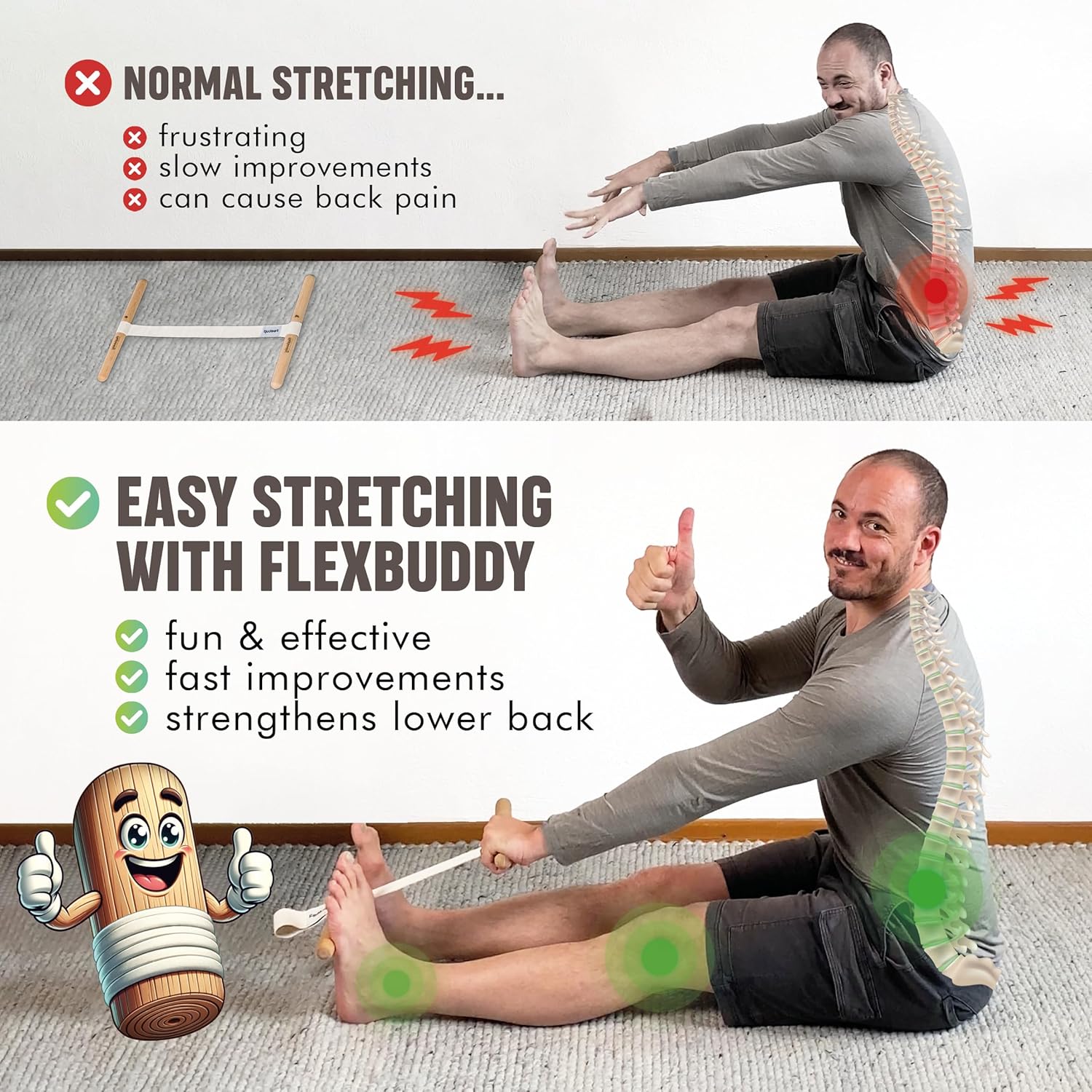 Hamstring Stretcher Adjustable - Yoga Fitness & Nutrition Llp recension och pris