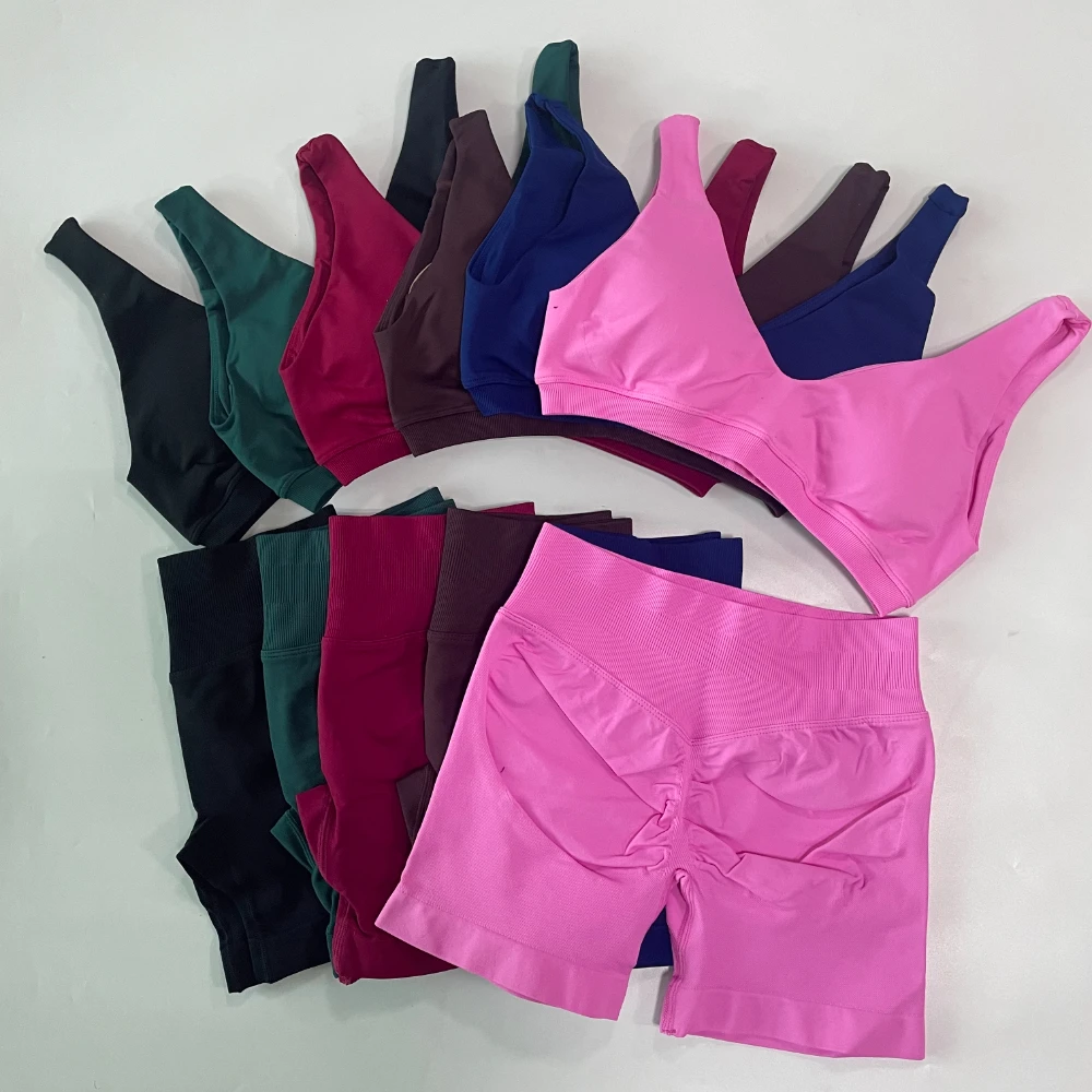 2 Pieces Seamless Yoga Set Wom - Yoga Fitness Kleidung recension och pris