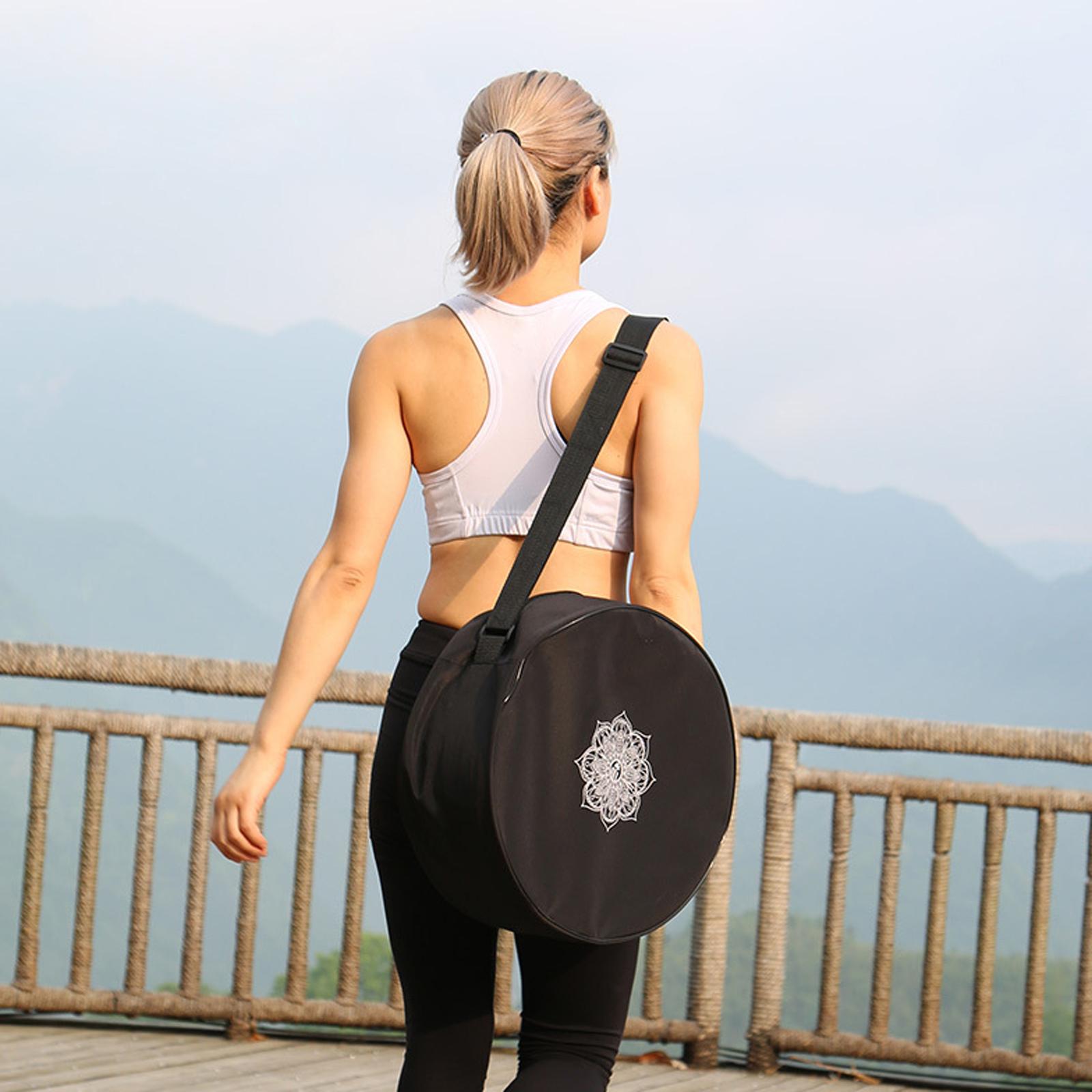 Yoga Wheel Bag Nylon Black Man - Yoga Fitness Wheel recension och pris