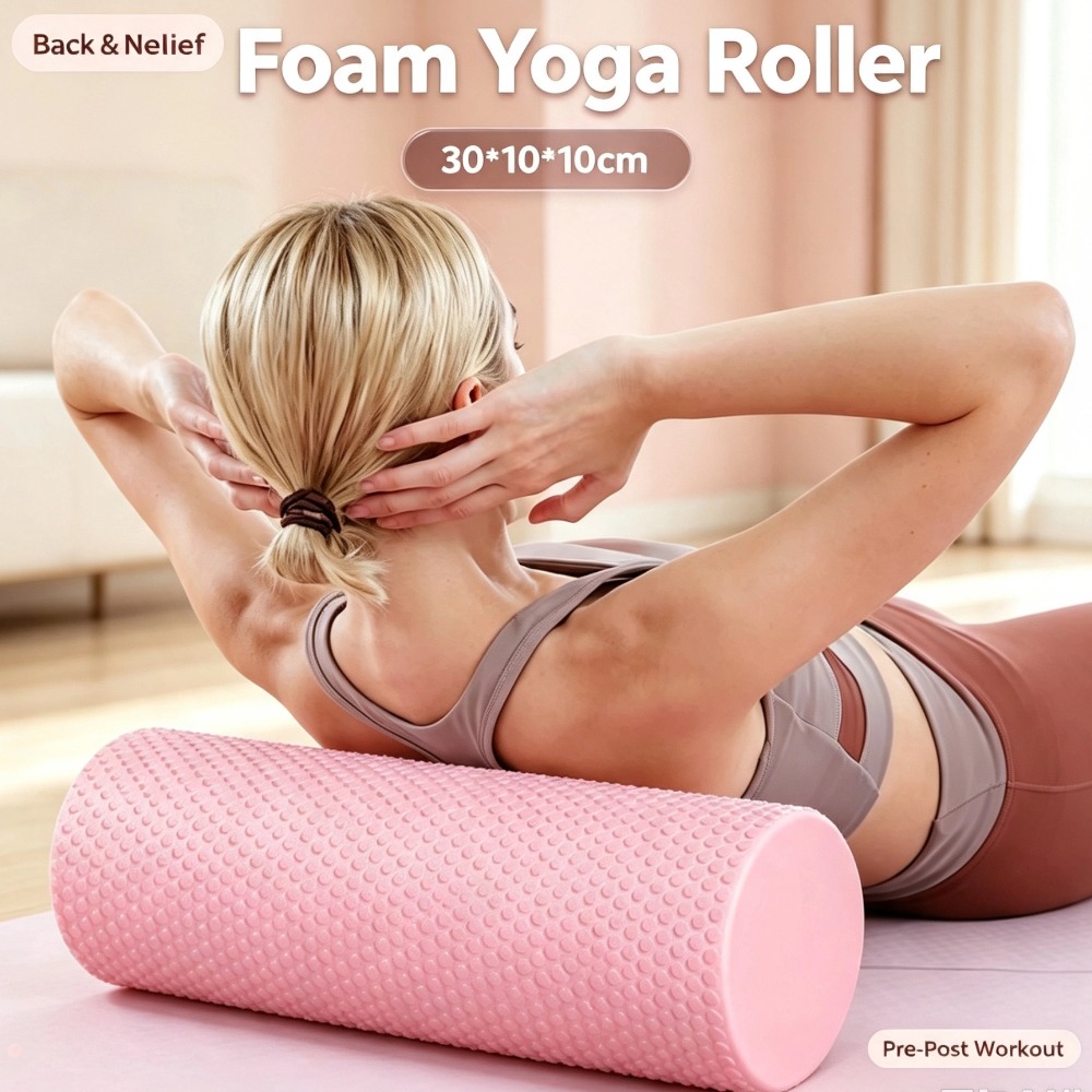 EVA Foam Yoga Roller 30cm Port - Yoga Fitness Wheel recension och pris