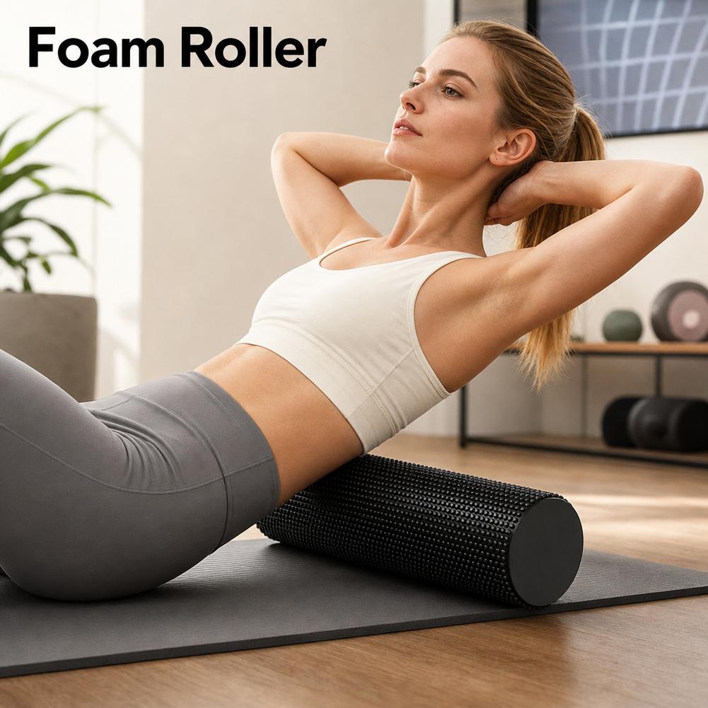 EVA Yoga Foam Roller High Dens - Yoga Fitness Wheel recension och pris