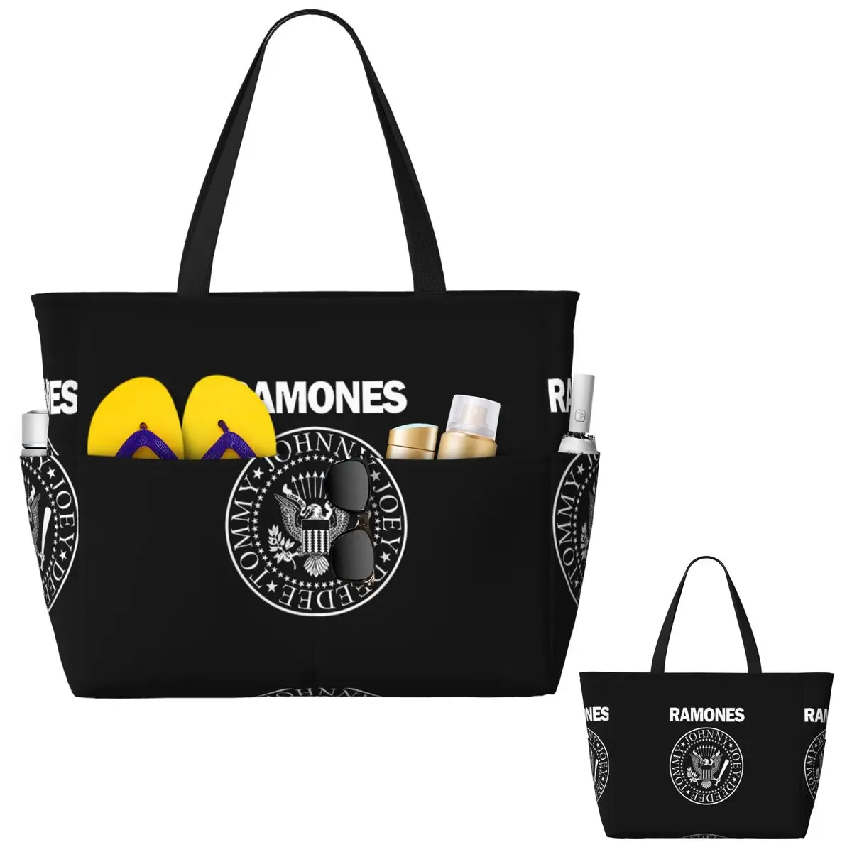 The Ramone Merch Beach Tote Ba - Yoga Fitness Merch recension och pris