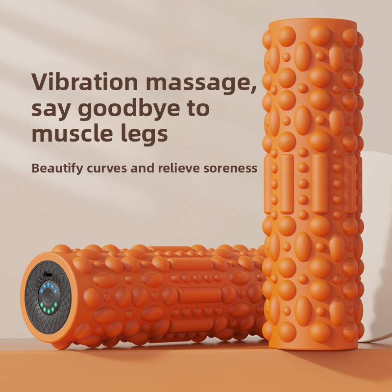 Electric Foam Roller Muscle Re - Yoga Fitness Wheel recension och pris